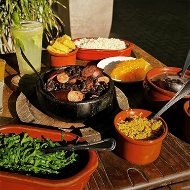 Typical Feijoada Dish in Rio de Janeiro - Brazil